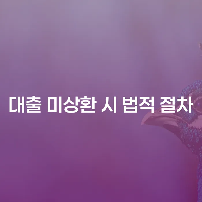 대출 미상환 시 법적 절차: 어떻게 개인회생과 파산을 준비할 수 있을까요?