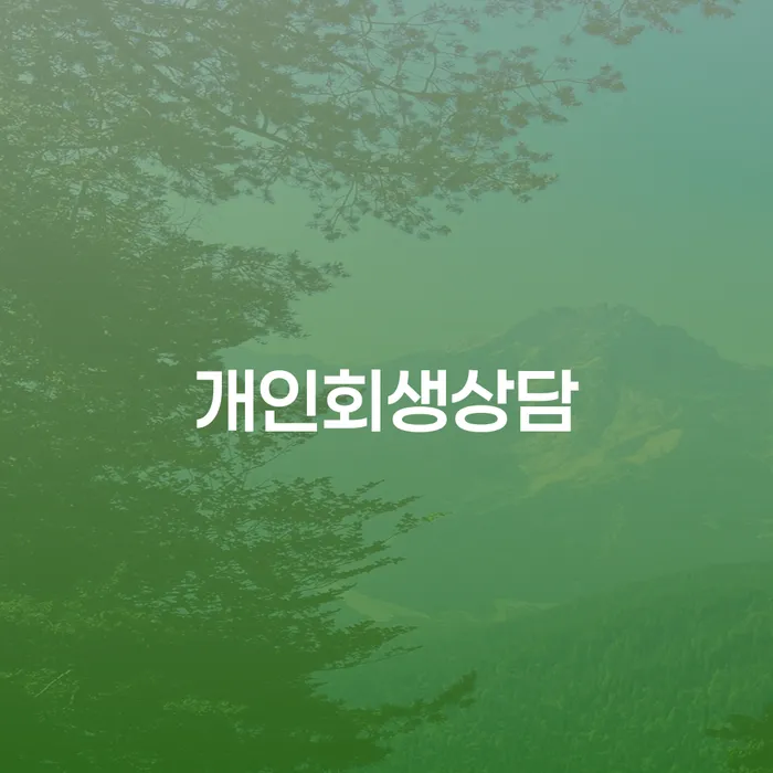 돈암동 개인회생상담의 중요성 및 절차 이해